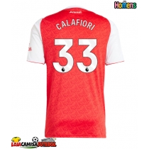 Camisa de Futebol Arsenal Riccardo Calafiori #33 Equipamento Principal 2025-26 Manga Curta